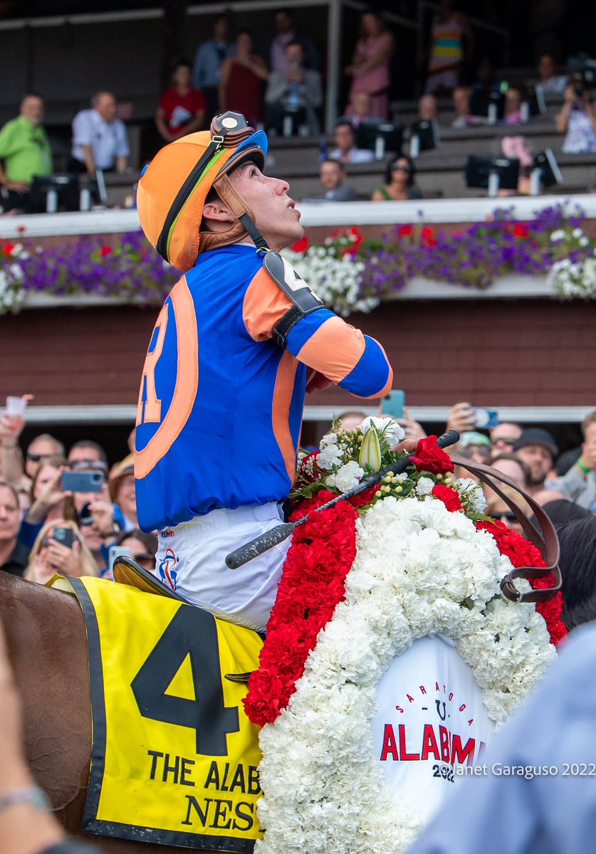 jmg27_janet's tweet photo. NEST and @iradortiz …..winners of the Gr1 Alabama @PletcherRacing @EclipseTBP #repolestable https://t.co/iuf8qATuf4