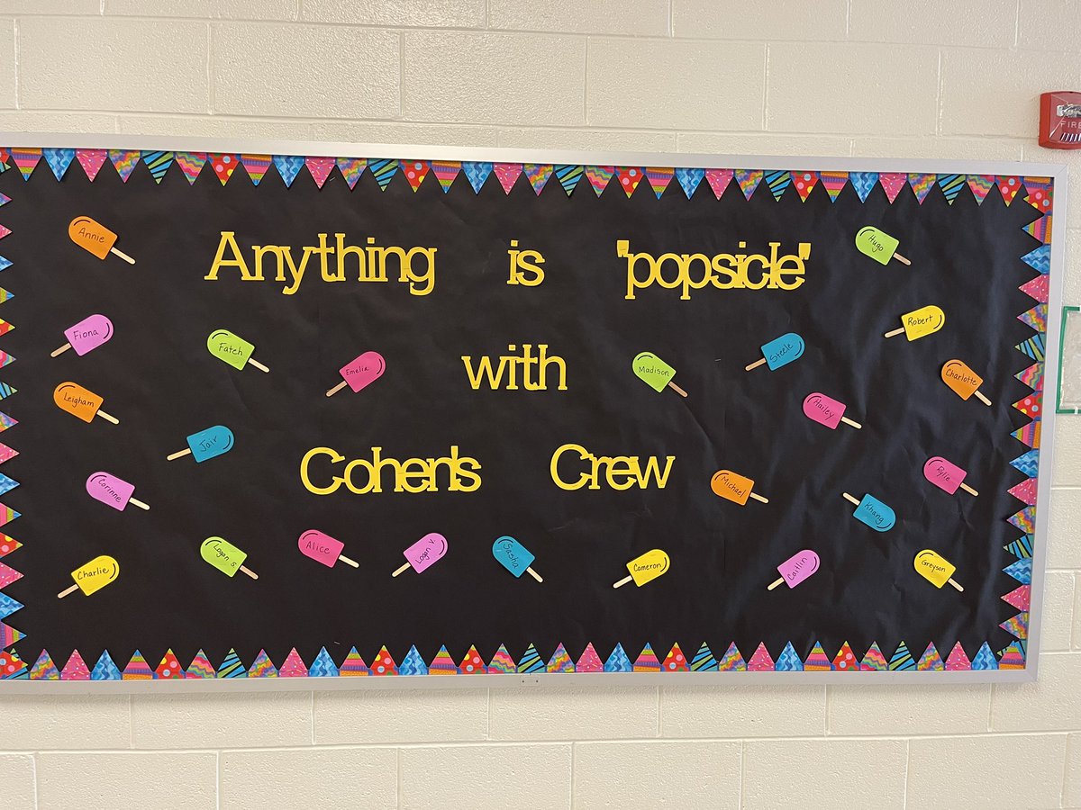 AndrewBuchheit's tweet photo. Our Bulletin Boards are up and ready to welcome our students on Monday. I appreciate all the time, effort, and work our Awesome Timberwolf Teachers put in to making our school and classrooms inviting and welcoming for our students. #TimberwolvesROCK https://t.co/hCIZGT8K3B