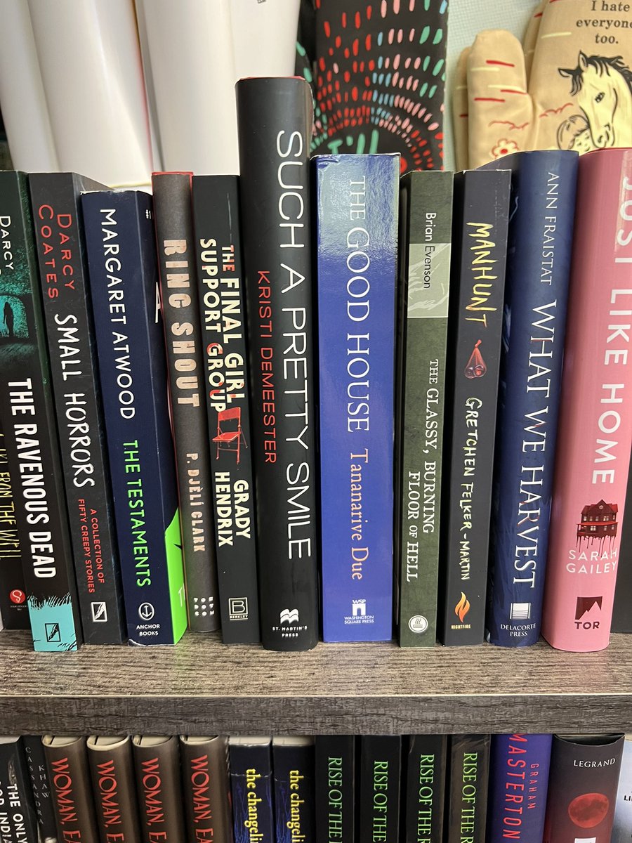 journeyN2horror's tweet photo. Just visited my local indie bookstore @seat_books for the first time to pick up AS DEAD THINGS DO by @TJC8085 and saw some books from people I recognize!! THEY HAVE A HORROR SECTION!! https://t.co/oZ86er7gdb