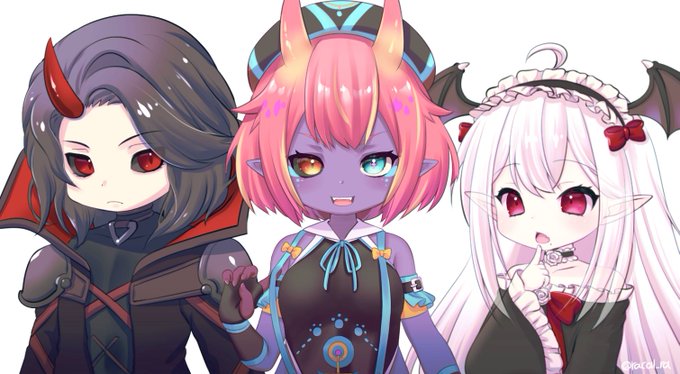 Iggy @ThePyromancer 
Picchia @PicchiaVT
Moira-hime @immortal_hime 