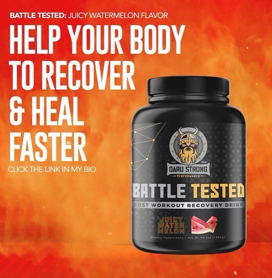 DaruStrong's tweet photo. Get my very own Post Workout Recovery Formula Battle-Tested NOW available https://t.co/bfl6tqZwVs https://t.co/Cy1y3HNeir