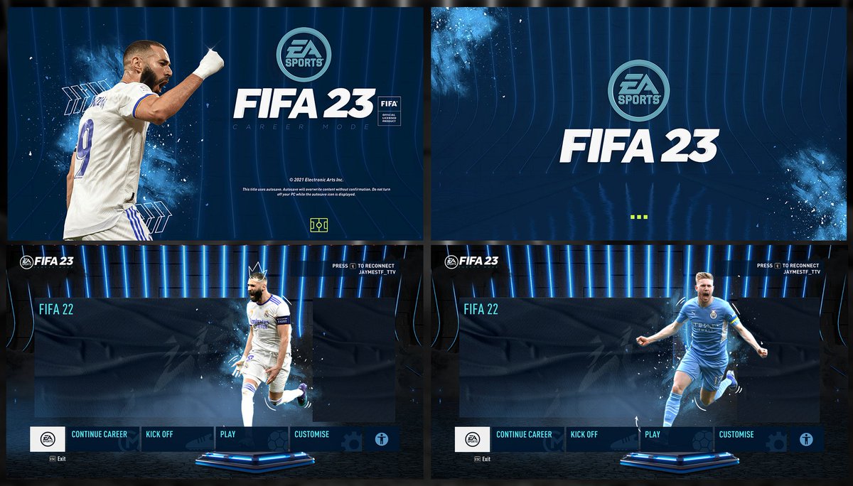 jaymes_tf's tweet photo. I finally managed to update our themes!
I hope you still want to have fun.
Blue&Cool #TU16
https://t.co/Dq7hPSt8zy
#fifa22 #fifa22theme #fifa22mod @EAFIFABR https://t.co/1iYP5PKjdi