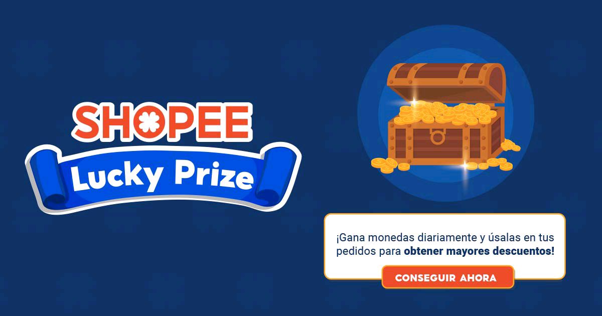 Rkalbo's tweet photo. ¡Llegó LuckyPrize a Shopee! Descarga nuestra app, abre el tesoro y gana premios todos los días. https://t.co/5AUMlbeqHS https://t.co/V7WoHbStYk