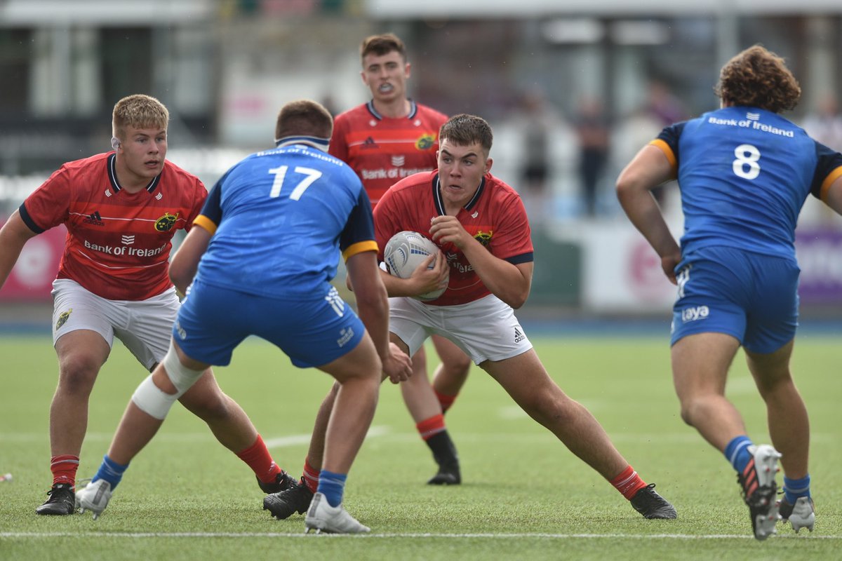 A 19-17 win for <a href="/Munsterrugby/">Munster Rugby</a> U18 Schools over <a href="/leinsterrugby/">Leinster Rugby</a> in Donnybrook on Saturday with our own Eanna McCarthy scoring the third try! Well done to Denis. Eanna, Michael, George &amp; Gavin!!