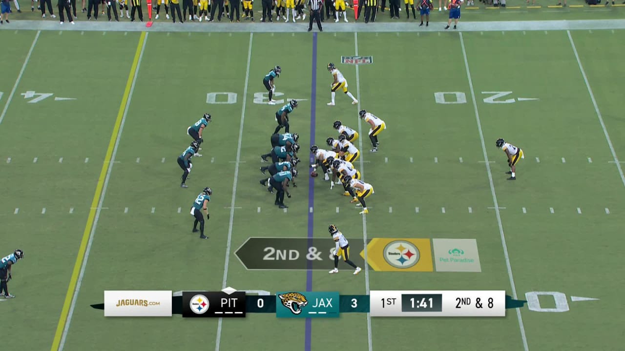 Steelers Depot 7⃣ on Twitter "Trubisky fires dart to Johnson for 16