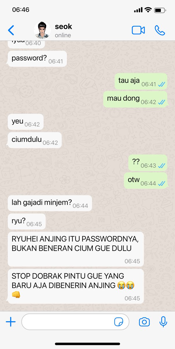 gunwvoo's tweet photo. lookism au; ryuhei x hyungseok
cw // harsh words , slight nsfw
— password WiFi. https://t.co/oHe4qP6fxd