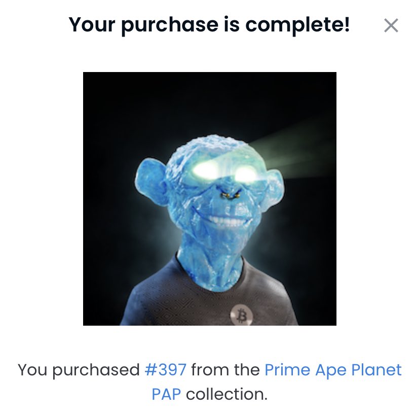 blockchainmana3's tweet photo. Check out my new item! Sweepers night 🧹 @PrimeApePlanet https://t.co/1YzaaCD9Uo