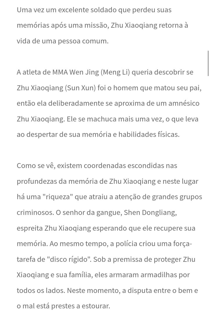 CdramaL's tweet photo. 7. #HiddenEdge
Uma vez um excelente soldado que perdeu suas memórias após uma missão, Zhu Xiaoqiang retorna à vida de uma pessoa comum. https://t.co/MFREJRwPml