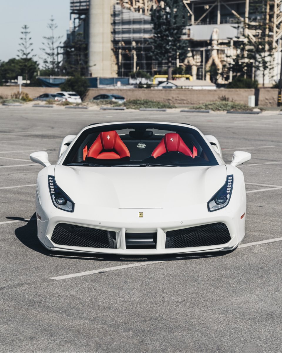 AccuAir's tweet photo. Purists are screaming but we love it.❤️‍🔥
@brixtonforged’ Ferrari 488 Spider looks insane laid out on #AccuAir.
📸 @brixtonforged

#eLevel #Bagged #BaggedFerrari #Ferrari #488Spider #BrixtonForged #Exotic #Supercars #Slammed #AirRide https://t.co/o5V2aIvQak