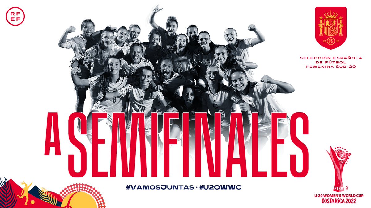 🏁 ¡¡FINAAAAAAL EN SAN JOSÉ!! ¡¡QUE SÍ!!! ¡¡QUE ESTAMOS EN SEMIFINALES!!

La <a href="/SEFutbolFem/">Selección Española Femenina de Fútbol</a> se ha impuesto en un 𝐆𝐑𝐀𝐍 𝐏𝐀𝐑𝐓𝐈𝐃𝐎 a México gracias a un tanto de <a href="/InmaGabarro/">Inma Gabarro</a>.

☺️ ¡¡SEGUIMOS SOÑANDO CON ESTE MUNDIAL!! ¡¡¡VAMOS!!!

🇪🇸 🆚 🇲🇽 | 1-0 | 94’

#U20WWC | #VamosJuntas