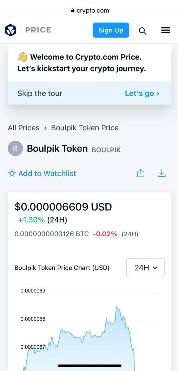 BoulpikToken's tweet photo. You know your team is working hard when 5 days after launch you can be tracked on #Cryptocom
@coincatch1 
@1goonrich 
@MrBERTofficial 
@PlugPromoter 
@OfficialTravlad 
@Clarissa_Krypto 
@CaesarsCalls https://t.co/ooqcKJ3HQt