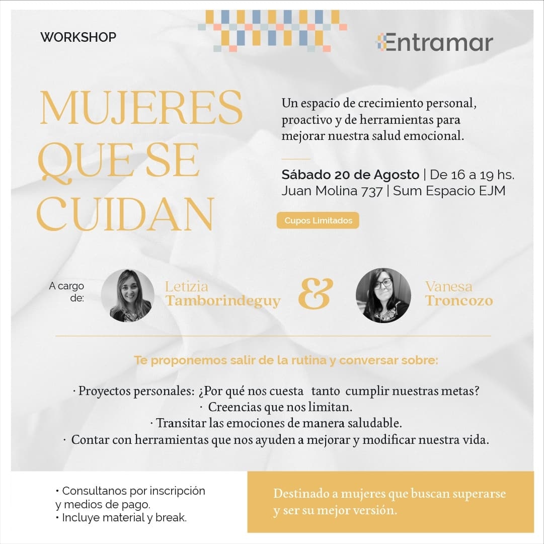 LetiziaT_Ts's tweet photo. Primer workshop de #Entramar finalizado.💪
Qué lindo es cumplir metas.
Qué acertado y movilizante es ir detrás de eso que tanto queremos y compartirlo con gente que suma y proyecta.
Vamos x más, con este compromiso que asumimos y haciendo lo que tanto nos gusta!❣
@VaneTroncozo https://t.co/uyilN93m3p