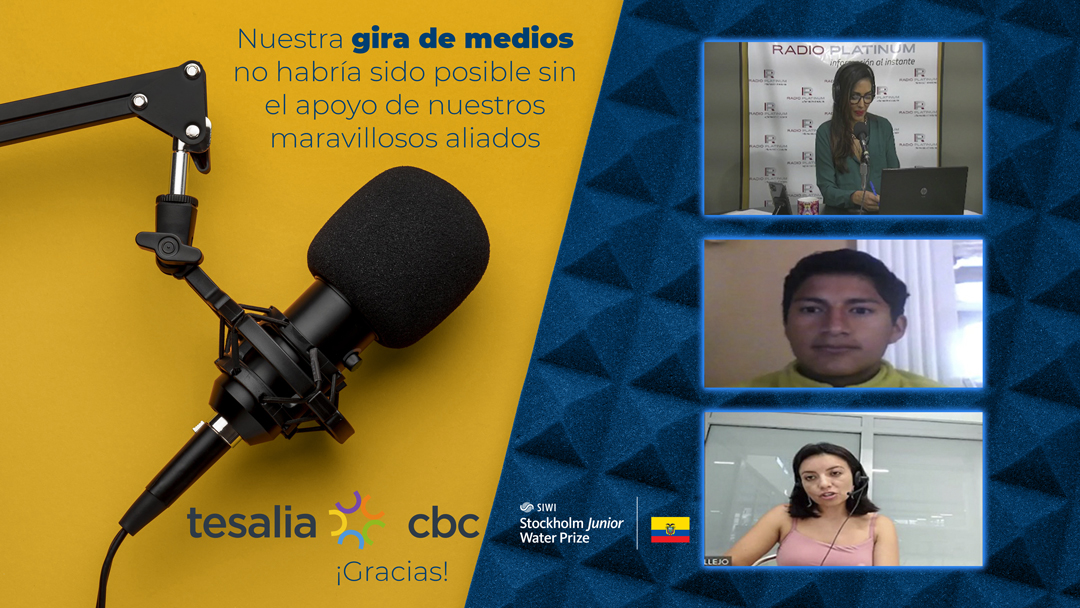 Gracias infinitas <a href="/TesaliaCBC/">Tesalia cbc</a> por ayudar a que nuestro concurso #SJWP sea escuchado a cada rincón de #Ecuador con nuestra gira de medios 🇪🇨

Puedes ver algunas de nuestras entrevistas en medios aquí:
bit.ly/3CBtTRp
bit.ly/3c4F4al
bit.ly/3dP2pgM

🇪🇨🏆🌎