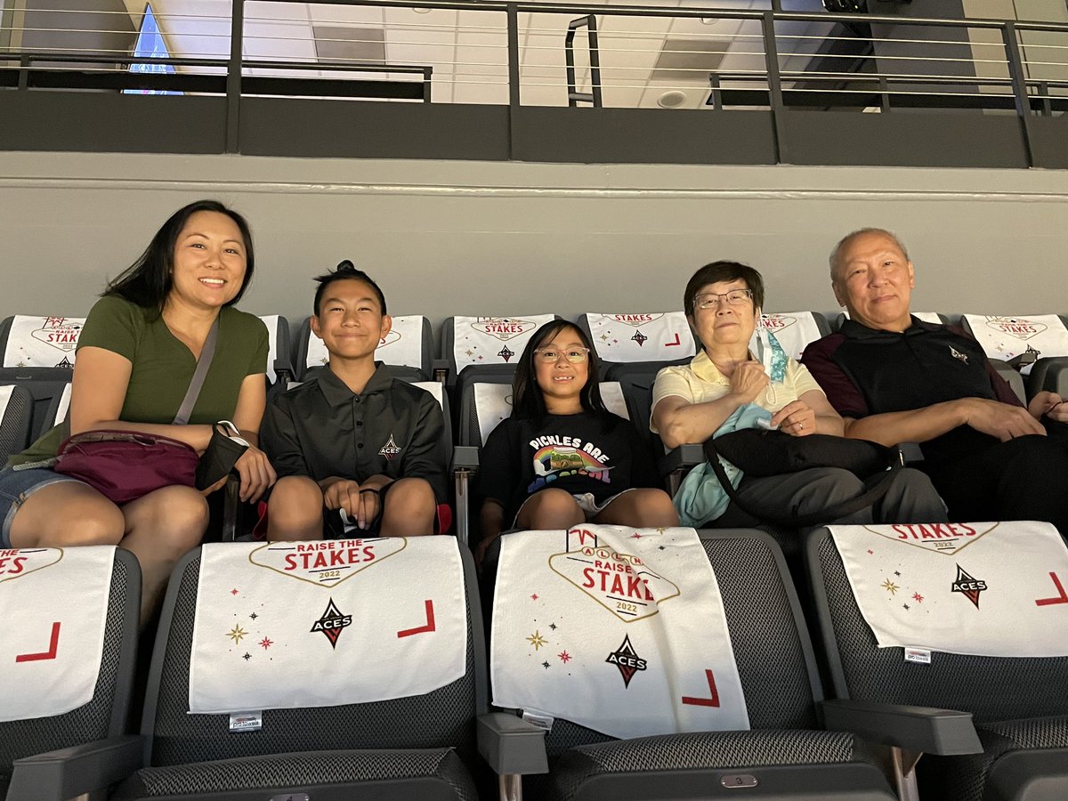 At The House and ready to cheer on the #LVAces to victory in Game 2! Let’s get this W! #WNBAPlayoffs