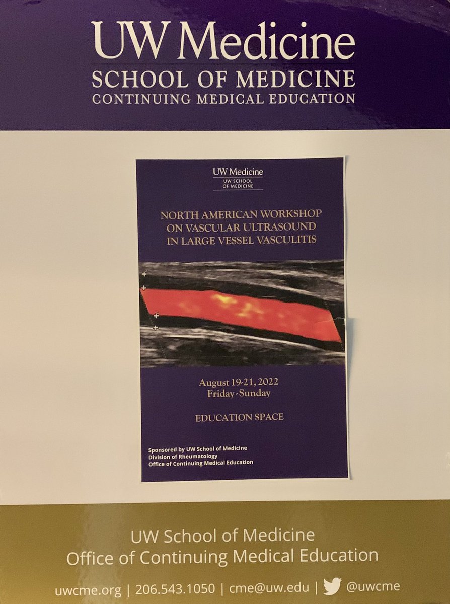 catysanchez00's tweet photo. 2nd North American LVV US workshop. 
✔️improvement of Halo sign ➡️ more rapid in temporal than in axillary arteries.
✔️Patients with GCA-LVV: worse outcomes #MayoClinicRheumatology.
✔️Lots of great hand on practice.
@USSONAR_Rh @MdWarrington @UWRheum https://t.co/MW23ed24p0