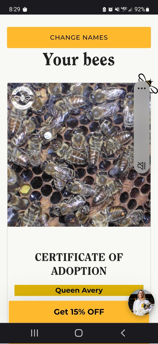 PanekJamie's tweet image. National Honey Bee Day! Just adopted my first Queen Bee. Thank you for the inspiration @jason_dohring Looking forward to saving the bees 🐝