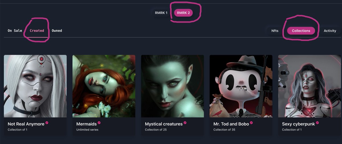 The award, the best Singular artist receives <a href="/GraniaANftart/">GraniaA</a> 🚀🚀🚀😻😍🙉👍👍👍
All Collection 👇
singular.app/space/HFCqWUTb…
#NFT ❤️💸🚀 #KSM 👍 #RmrkApp 🔥 🍎 #RMRK