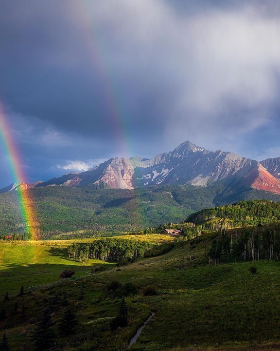 "August rain: the best of the summer gone, and the new fall not yet born. The odd uneven time." — Sylvia Plath
#telluride #MountainVillageCo #August #rainbow #rainbowseason
<a href="/WilderPhotos/">Wilder Ruth</a>