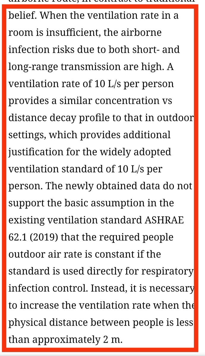Why haven't  
UK Dept for Education #SchoolVentilationDesign Guide England (BB101 /2018)
been updated as per SAGE report Sept2020 ?
Referenced within England Building Regs June2022 Update?

A Minimum
10Litres/Sec Air Flow PER BODY

OFFICES updated !

WHY Are
#ChildrenNeglected?