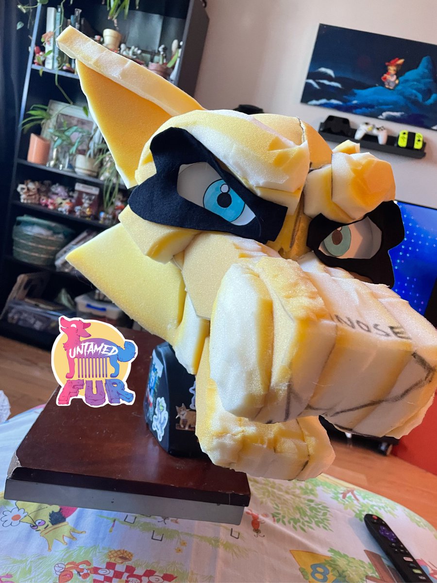 Untamed_fur's tweet photo. Hmm… 🤔 
#fursuit #fursuitforsale #fursuitmaker #fursuitwip https://t.co/NuwafFDDO8