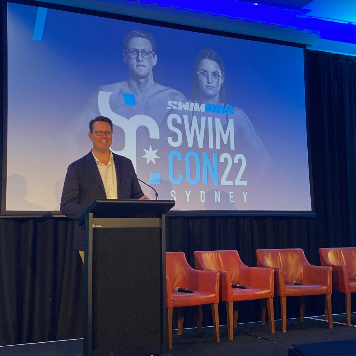 SwimmingAUS's tweet photo. Day 2 of SwimCON22 kicked off with Kieren Perkins, OAM and CEO of Sport Australia, sharing that the Australian Sports Commission's vision for sport in Australia is to get more Australians involved in organised sport. Learn more over on our LinkedIn.
#SwimCON22 https://t.co/lLmohvjb2T
