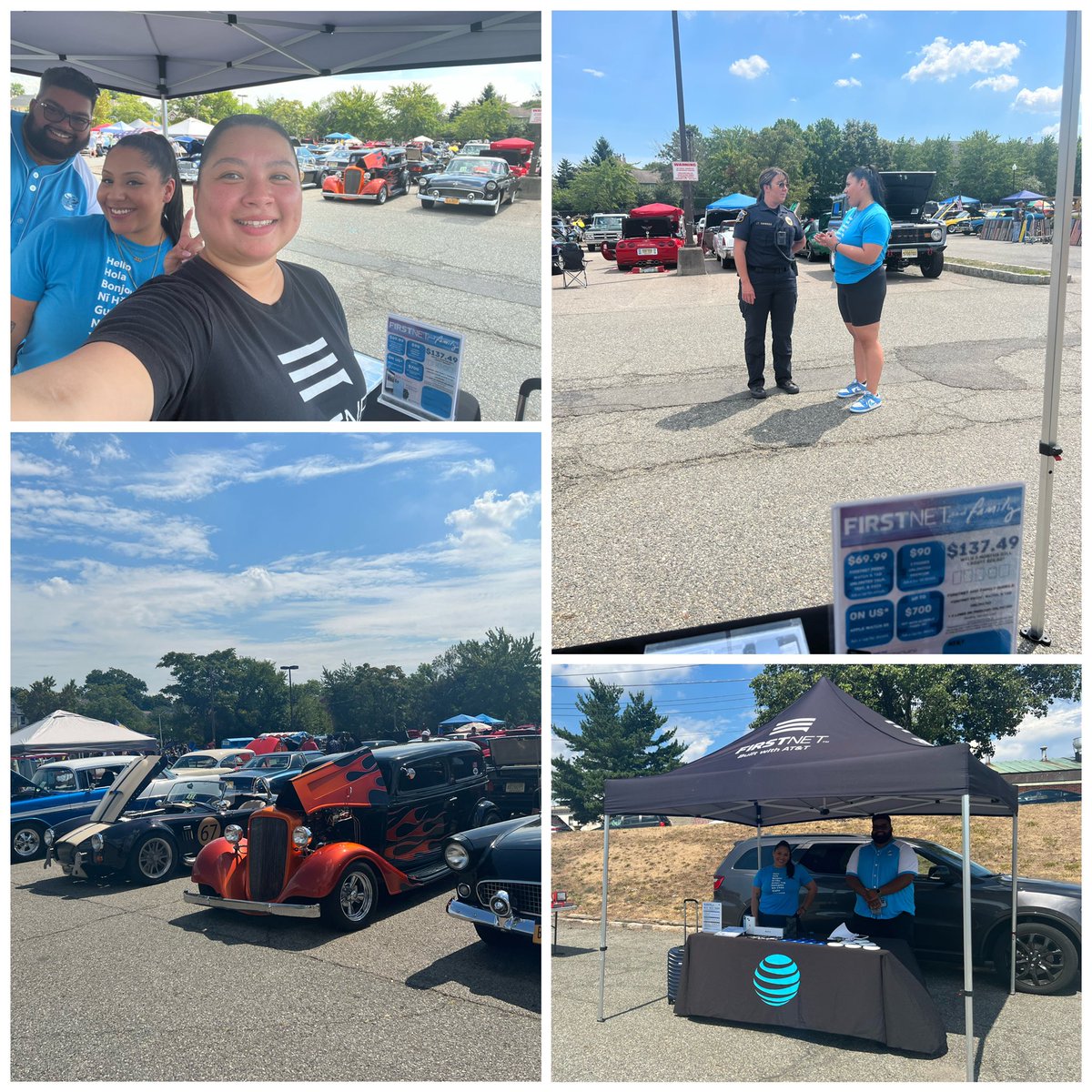 yessenia santiago (@angels_candie) on Twitter photo Saturday mornings are for Car Shows 🏎 in our local communities. Partnered up with PBA Local 53 to spread some #FirstNet love. #LifeAtATT #Proud2BTWE <a href="/judy_cavalieri/">Judy Cavalieri</a> <a href="/TrishaTCostanza/">Trisha Torres Costanza</a> <a href="/marcellobenny/">Benjamin Marcello</a> <a href="/JP_Shanahan_/">Jon</a> Saturday mornings are for Car Shows 🏎 in our local communities. Partnered up with PBA Local 53 to spread some #FirstNet love. #LifeAtATT #Proud2BTWE <a href="/judy_cavalieri/">Judy Cavalieri</a> <a href="/TrishaTCostanza/">Trisha Torres Costanza</a> <a href="/marcellobenny/">Benjamin Marcello</a> <a href="/JP_Shanahan_/">Jon</a>