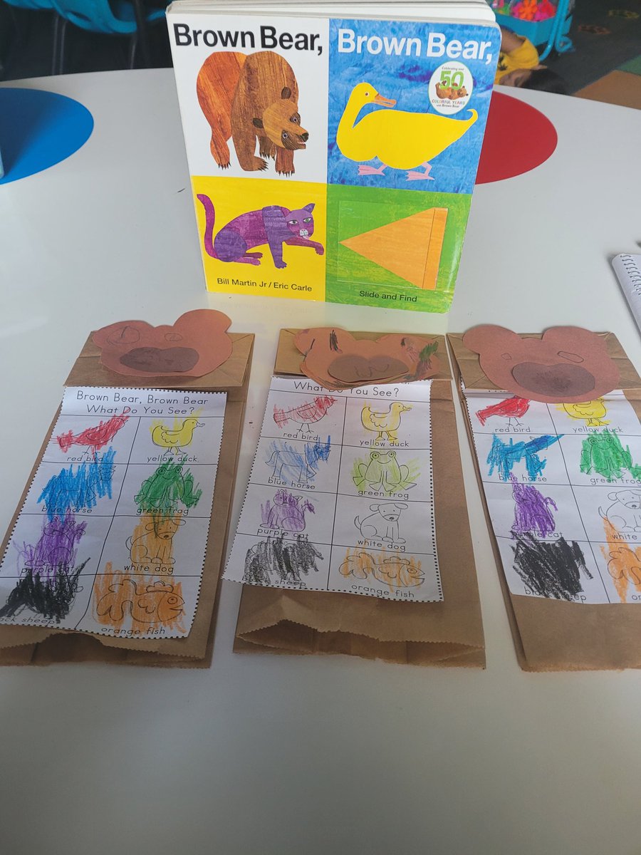 PreKTeacher306's tweet photo. One of the best read alouds for the beginning of the year and we created retelling puppets so could share the story with our families-building that school to home connection ❤️ #BetterTogether @Crosby_Kinder @CrosbyISD #ReadySetLearn https://t.co/bZITH5g6rl