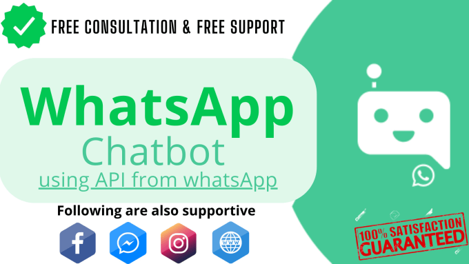 RowyTweets's tweet photo. I will create whatsapp #chatbot via whats̗app #bot api, facebook messenger bot 👏

#smbmatters #churchwebsite #weed #weedlipgloss #bodybutter #blacktwitter #cannabisindustry #minoritybusiness 

👉👉https://t.co/pxaVsboSI1 https://t.co/9F6K9ClisM