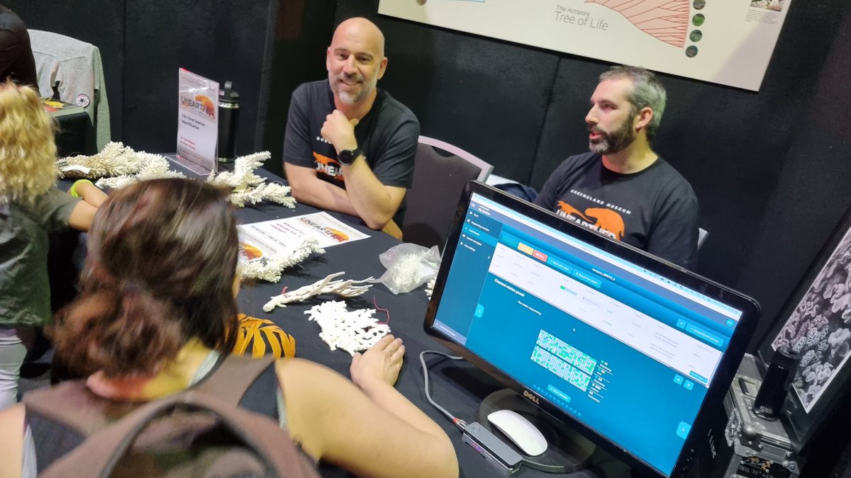 Qld_ScienceWeek (@qld_scienceweek) on Twitter photo Weāre diving into coral research with <a href="/pete_cowman/">Peter Cowman</a> from @museumoftropicalqld as he sequences a coral genome live at #unearthedQM.
<a href="/qldmuseum/">Queensland Museum Kurilpa</a> #NationalScienceWeek Weāre diving into coral research with <a href="/pete_cowman/">Peter Cowman</a> from @museumoftropicalqld as he sequences a coral genome live at #unearthedQM.
<a href="/qldmuseum/">Queensland Museum Kurilpa</a> #NationalScienceWeek