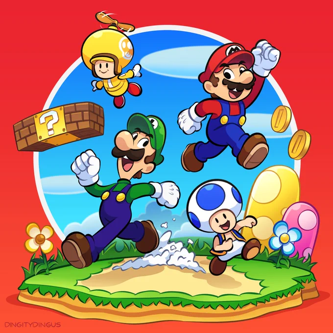 It's NEW Super Mario Brothers!! #Mario #Nintendo #Fanart 