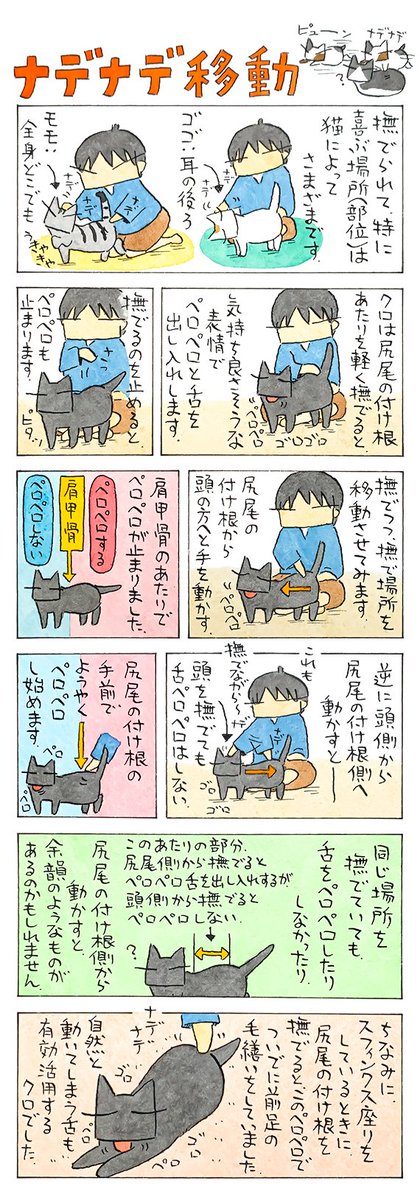 「クロの癖」
上りと下りで別反応。
本人もきっと無意識のうち。
猫撫でもまだまだ奥が深そうです。
(久保智昭さんの「猫色スケッチブック」)つづきはこちら⇒https://t.co/wplXs5A6X1 