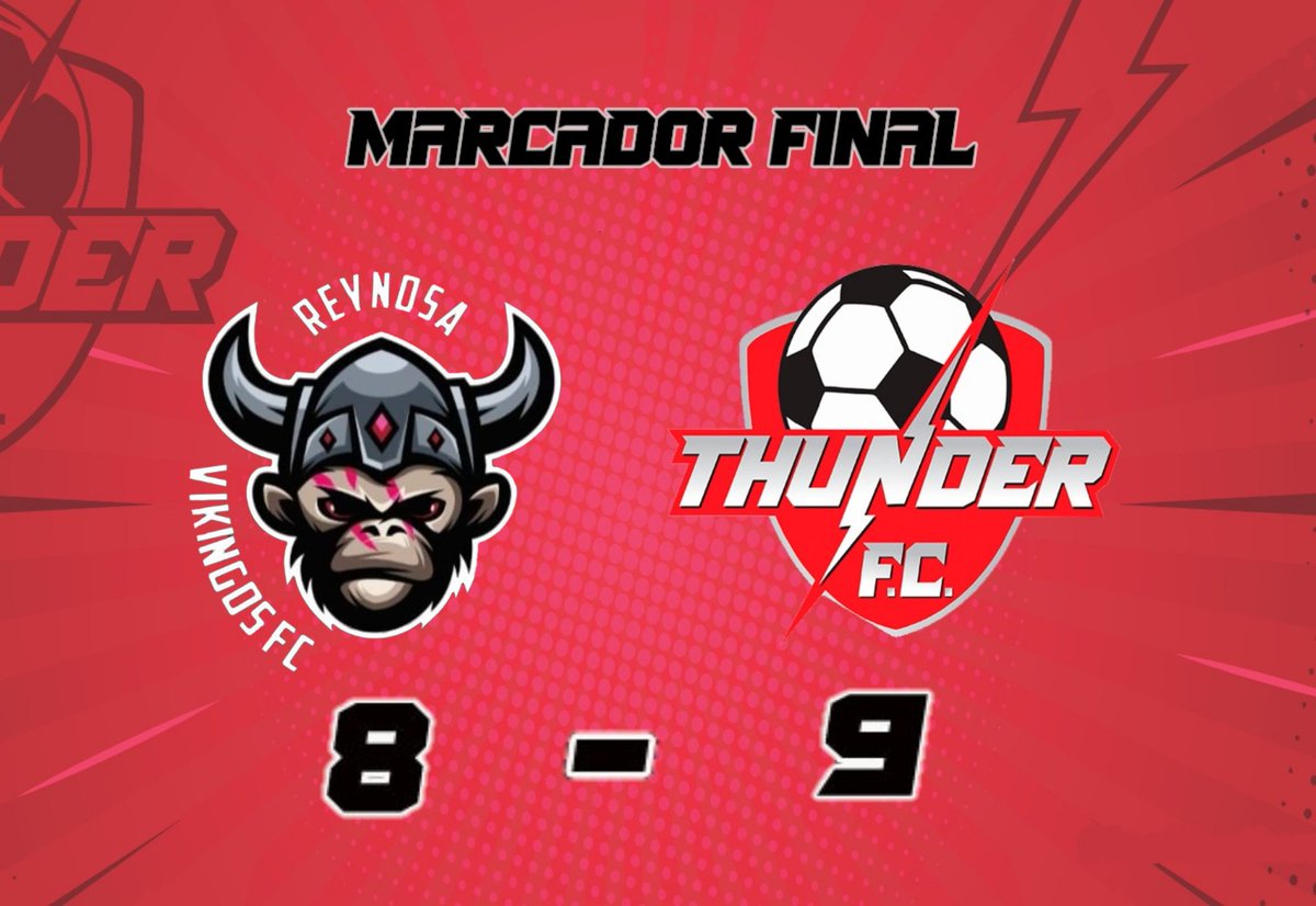 El partido termino en empate a 8 pero nos traemos el punto extra al ganar en gol de oro ⚽⚡. 

Así termina la temporada regular y nos alistamos para los playoffs. 

Gracias afición por el apoyo

#FeelTheThunder