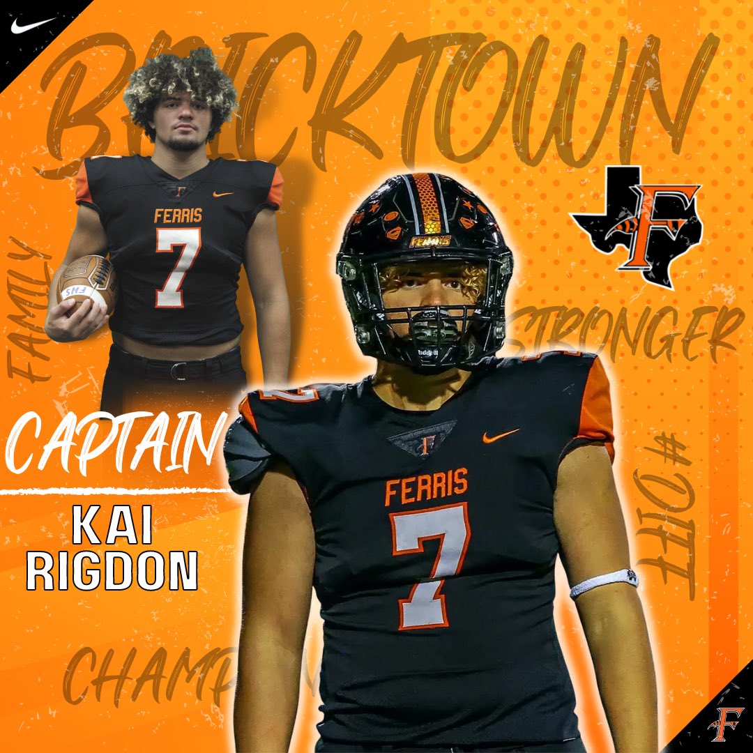 FerrisFB_'s tweet photo. #BrickTownUSA 2022 π Captain
2024 LB @RigdonKai https://t.co/ZDi8woRymR