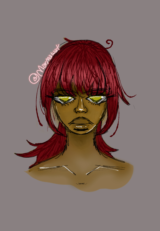 marmawat's tweet photo. OKAY I FINISHED SOMETHING 

I think it looks alright, I should draw headshots more often.

@art @makima @black @chainsawman https://t.co/n62tHuJeB7