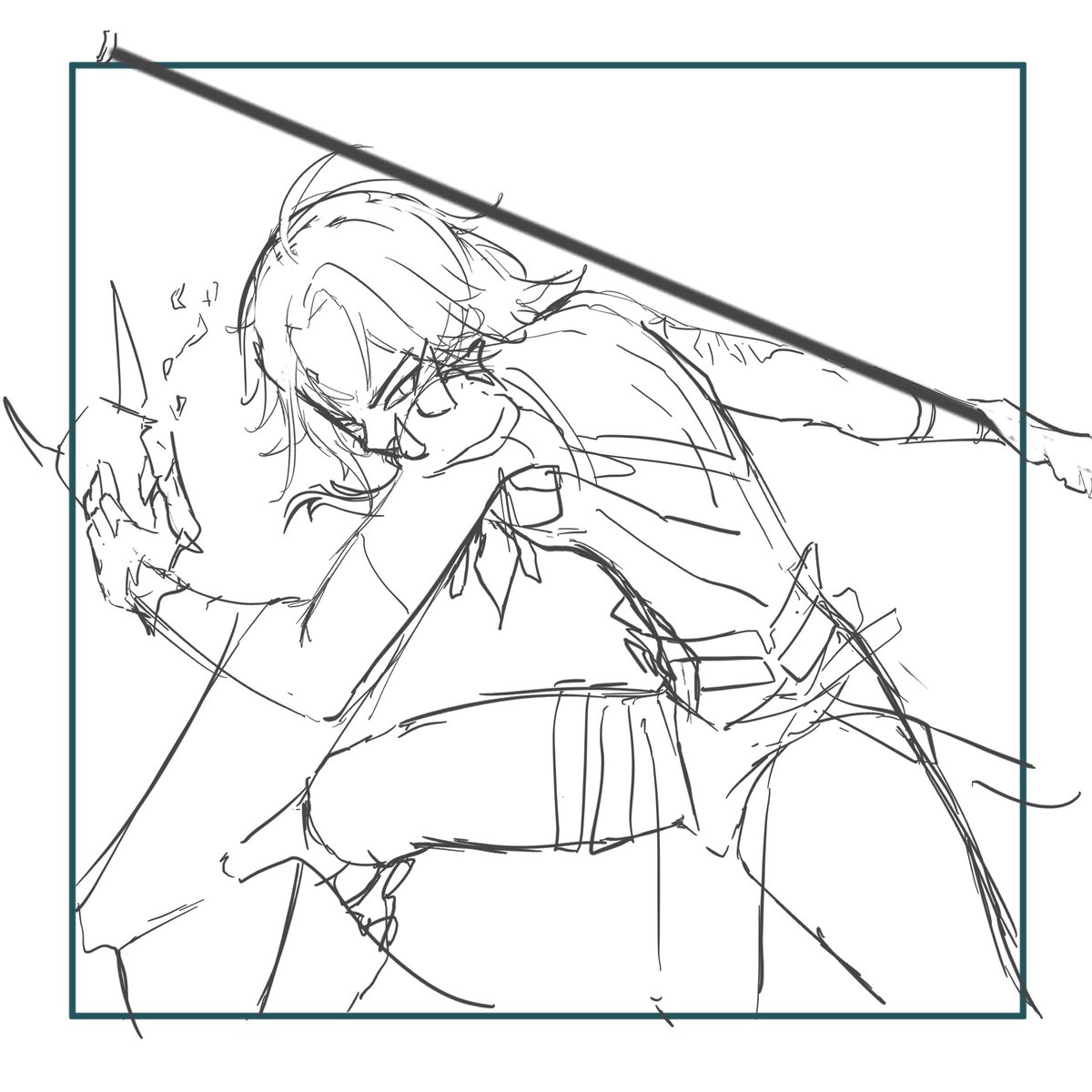 not sure if i should make this into a 2 color sketch print 

any thoughts? 🤔 