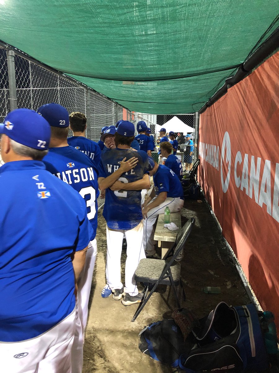 That’s what brothers look like!! Heads held high boys!! Silver medal for <a href="/teamnovascotia/">Team Nova Scotia</a> Men’s softball!!!