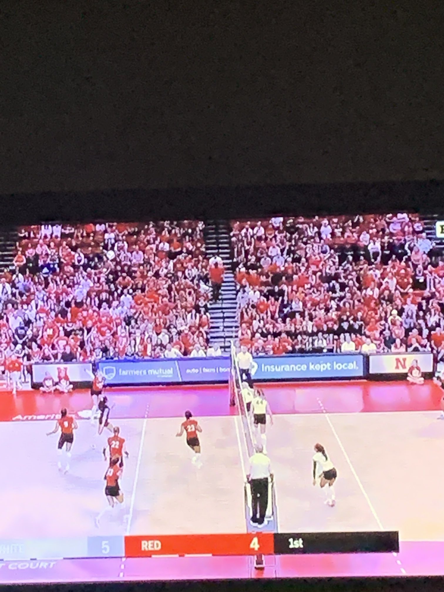 NSU Volleyball on Twitter "Packed House at Nebraska…for a Red White