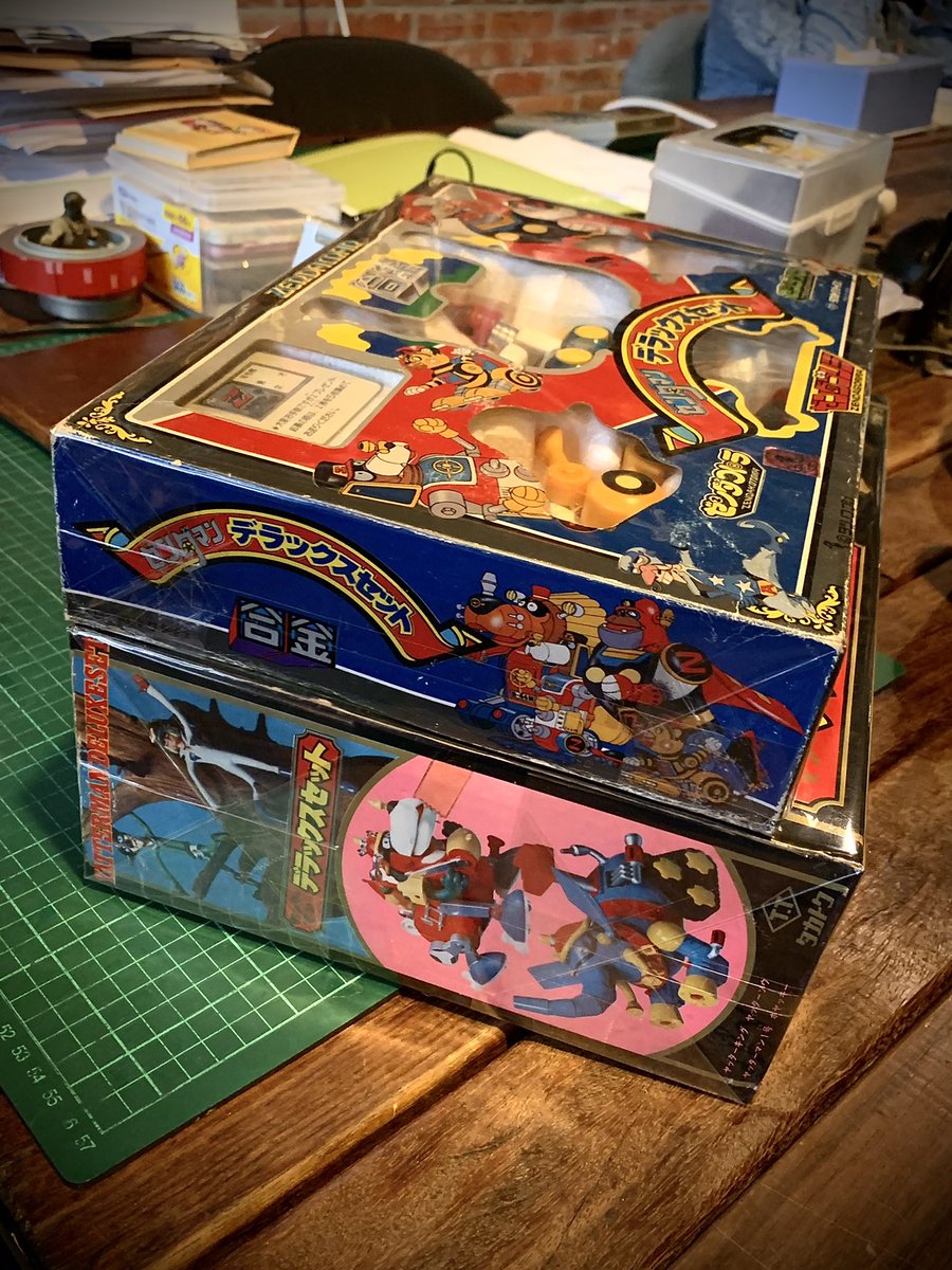 venson1969's tweet photo. タカトク 合金 ゼンダマン デラックスセット。# タカトク #ゼンダマン  #タイムボカン #タカトク #タイムボカンシリーズ  #超合金 #vintage  #バンダイ #タカトク #タケミ #ジャンボマシンダー #タカラ
#ソフビ #jumbomachinder #chogokin #tomy #tomyca #BANDAI #toycollection #diecast https://t.co/lnhgpSd2Hn