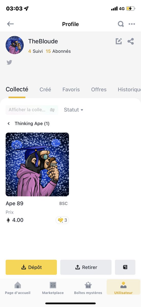 BloudeCrypto's tweet photo. @cz_binance hello if you are interested I have nft for sale on bincance nft do not hesitate to take some it will help me more than you think and it will help the creators thank you https://t.co/pKhDd3OjcJ