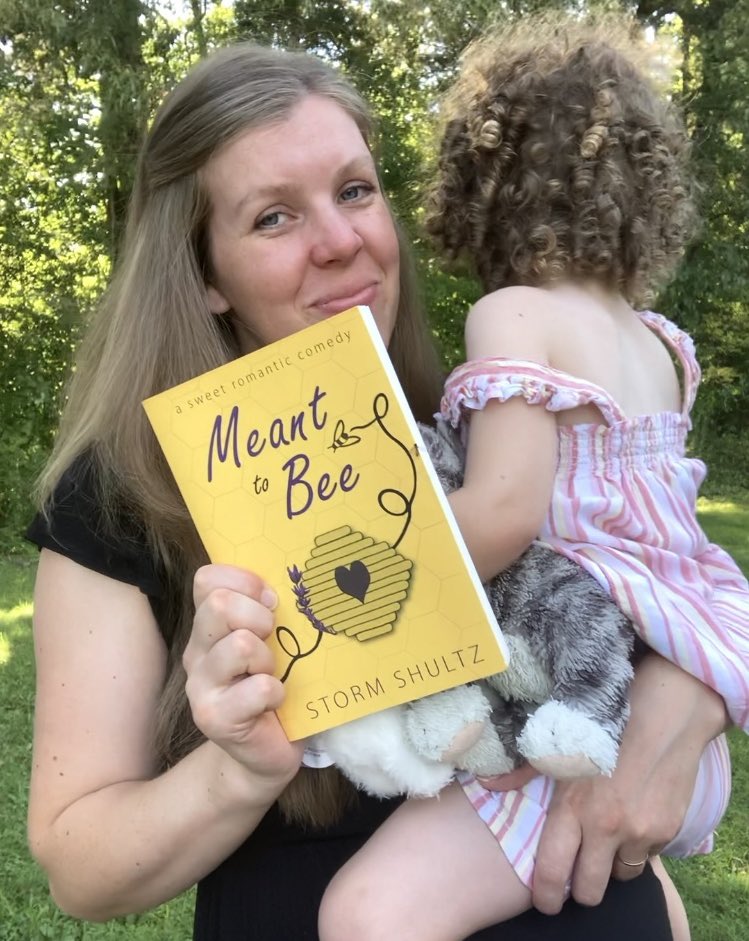 StormShultz's tweet photo. And just like that, Meant to Bee is out in the world.

Happy book birthday, MTB 🐝 &amp; happy National Honeybee Day!

You can get your copy of MTB by going to the link in my bio! ♥️
#meanttobeebystormshultz #newindierelease #christianindieauthor #indieauthor #sweetromcom #indiebook https://t.co/9bl3FR4koB