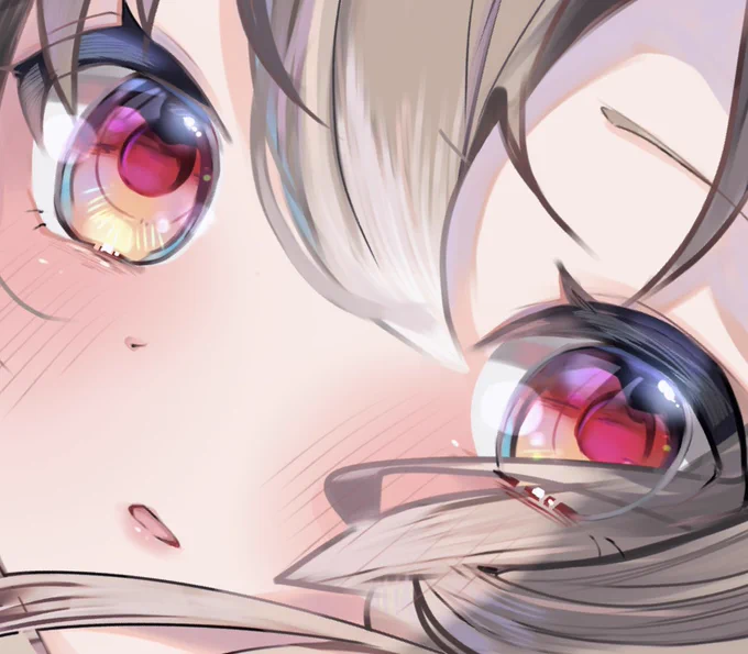 実は透明感出したくて足掻いてる絵がございまして… 