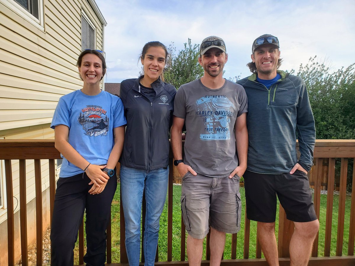 The inaugural UWyo Mountain Hydrology Research Group BBQ was a success! from left to right: Kori Mooney (incoming MS student), Jocelyn Gallais (incoming MS student), myself, and Nick Barlow (incoming PhD student). I'm excited to start this school year with such a great team.