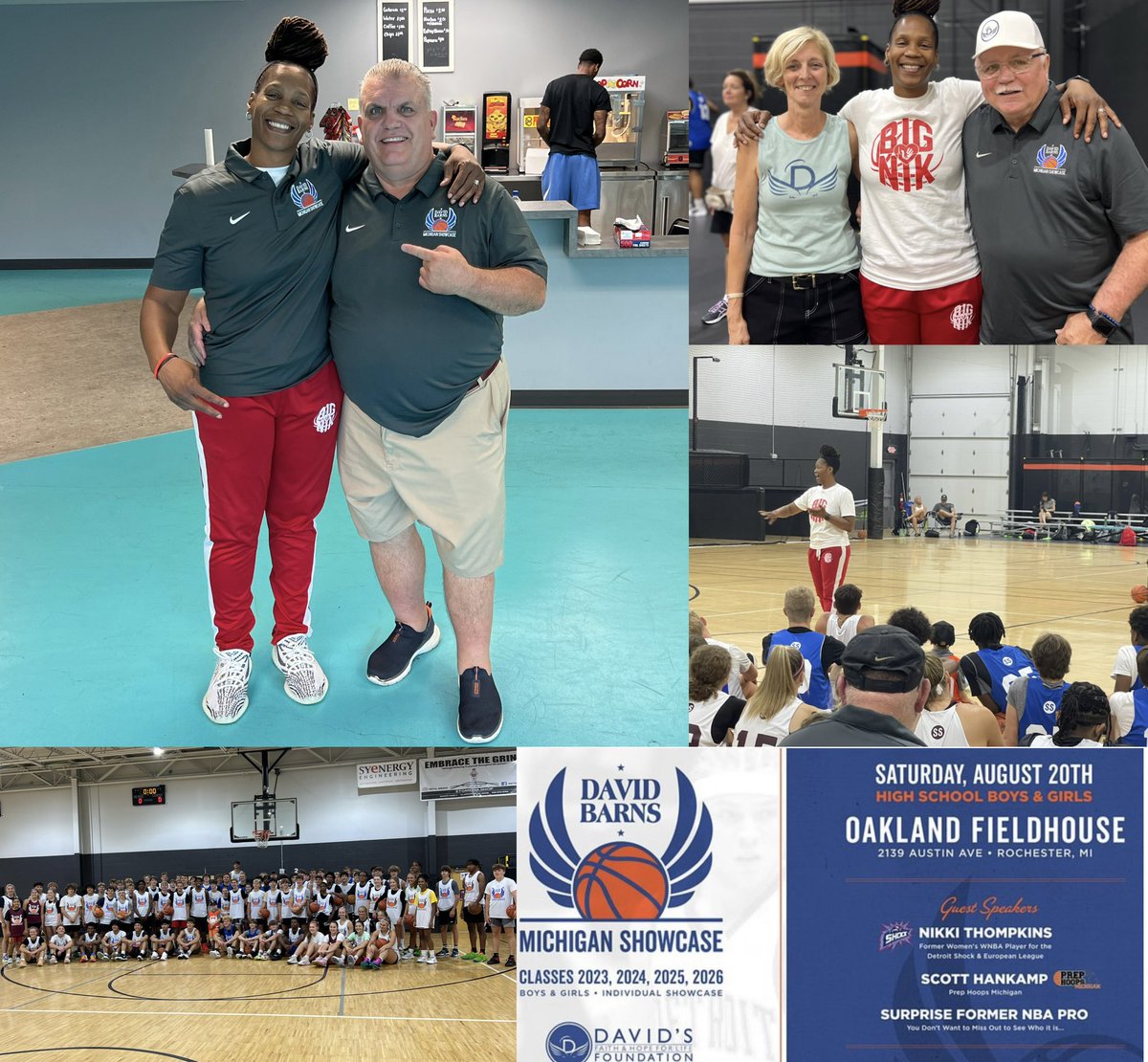 BigNikThompkins's tweet photo. Wow what a day!! Huge S/O to @Strongbball and the parents of #DavidBarnes 🙏🏾 for having me as a guest speaker Some unexpected tears were shed while sharing my story with the campers and parents. The response was even more unexpected! I’m so humbled #PurposeDriven #BIGNIK #DOITBIG https://t.co/SAJH3iNKCs