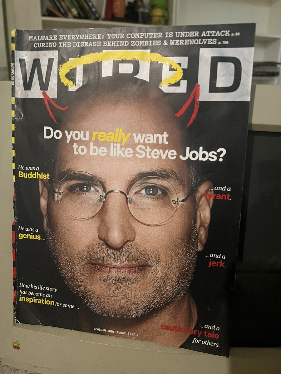 staceski12's tweet photo. Yep #Apple #Jobs #OurOwnWay https://t.co/oZfNqPWVjt