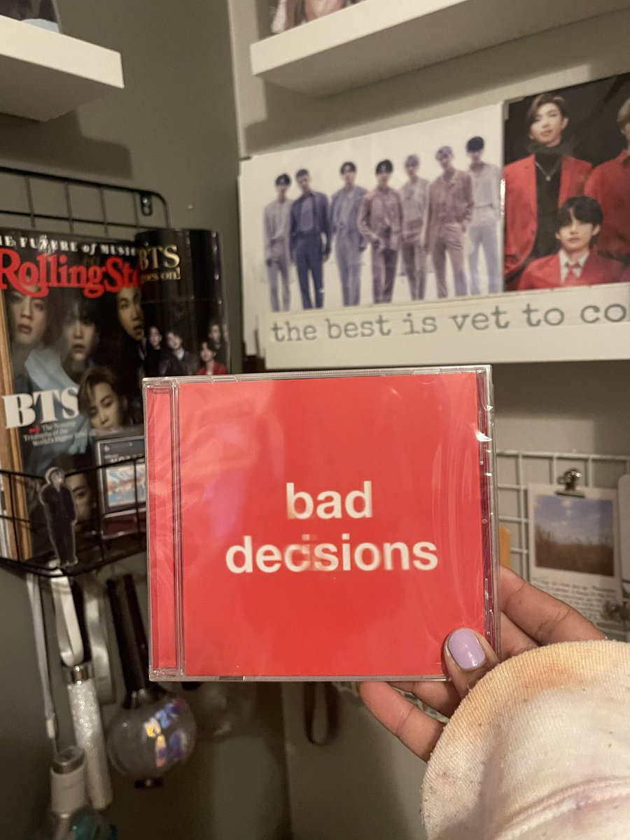 namjinnie_93's tweet photo. ✨BAD DECISIONS GIVEAWAY ✨

Rules:
-Followers only
-RT 
-World Wide 
-Ends August 29th  10am CST https://t.co/xnogpuOOC1