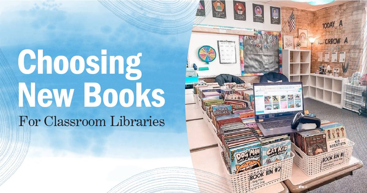 Booksource's tweet photo. The books in your classroom libraries might spark a lifelong love of reading!
13 Questions to Ask When Choosing New Books for Classroom Libraries: https://t.co/Qn6xKRGLjv
#classroomlibrary #BooksourceClassroom #newbooks https://t.co/3oGVbf36gI
