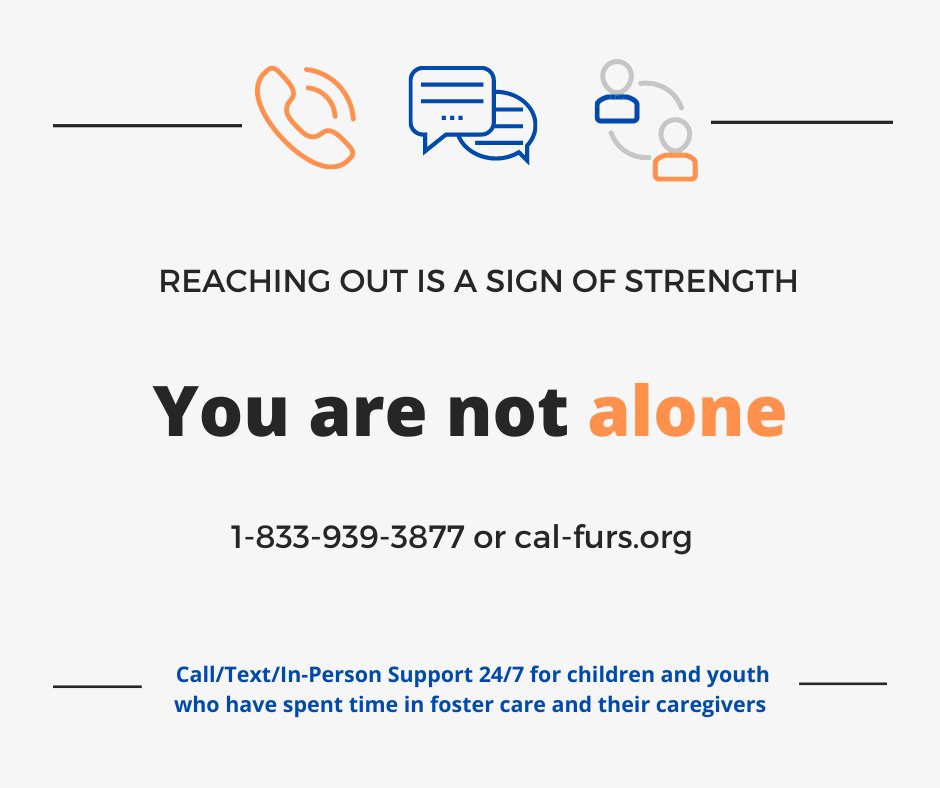 FamilyResponse's tweet photo. FURS was created to provide 24/7 support to current and former #fosteryouth in CA and their caregivers, preserve relationships, and reduce calls to 911 or police. For more info, visit https://t.co/zfH05xsKw0. #FURSis1st #fosterstability #fosterfamily #agedout #fostercaresystem https://t.co/WmPQ1S8Csq