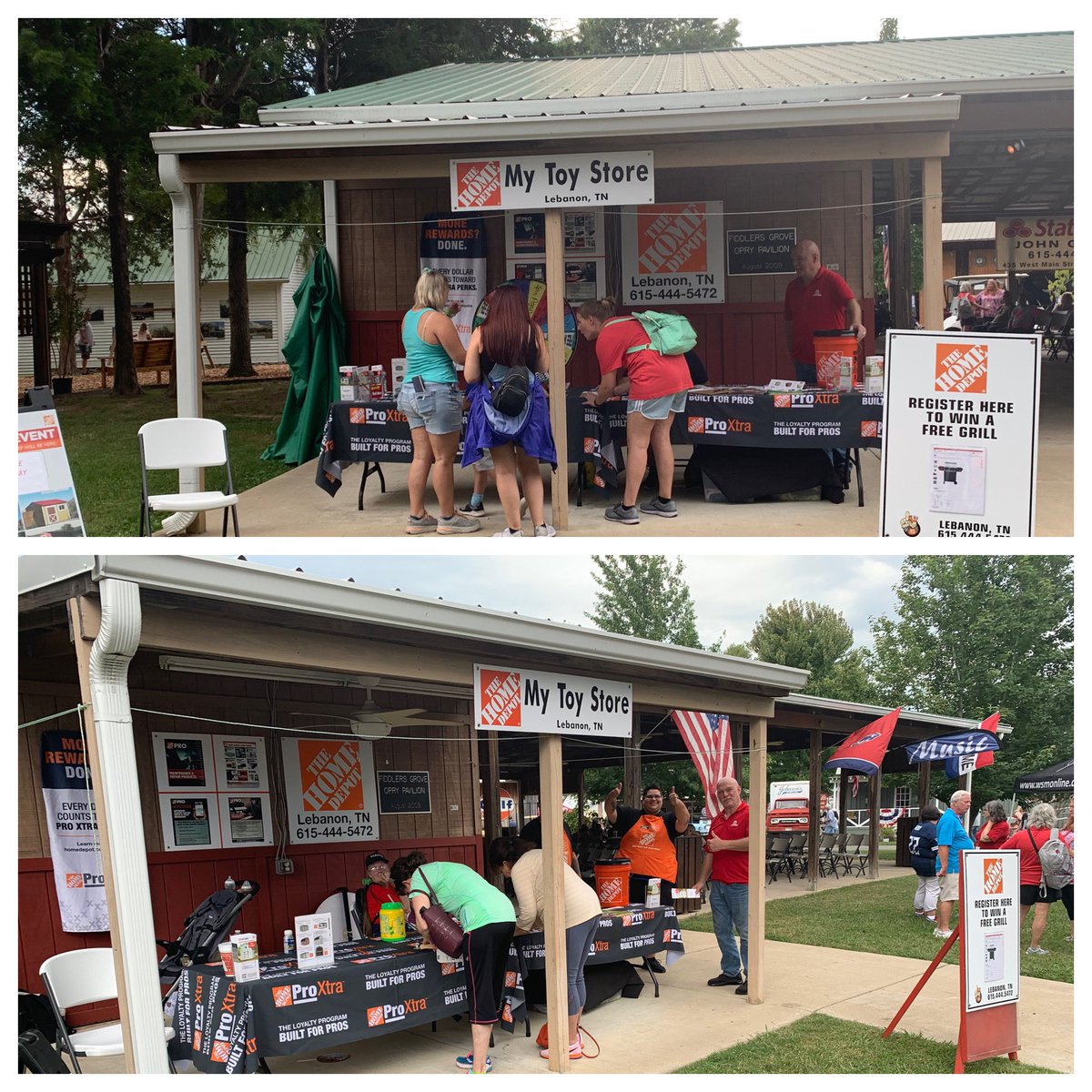 Driving services at the Wilson county/TN State Fair. Don’t forget to stop by and see us in Fiddlers Grove! @BlakeOlivierHD @THD_Audrey