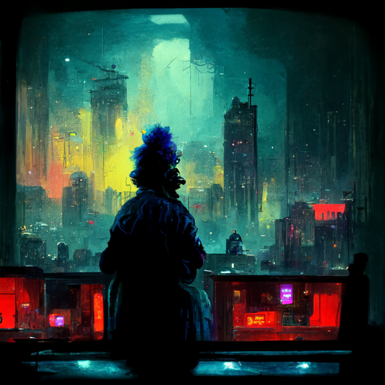 While everything was going down, 
we were watching ...

Come and be a part of this comic tragedy and bring back the old times, the art and the fun!

𝗧𝗮𝗴 𝘆𝗼𝘂𝗿 𝗳𝗿𝗲𝗻𝘀 𝗮𝗻𝗱 𝗮𝗹𝗽𝗵𝗮𝘀 𝗳𝗼𝗿 𝗰𝗵𝗮𝗻𝗰𝗲 𝗢𝗚 #ClownsAI

#NFT  #NFTCommumity #NFTGiveaway #NFTs #AI