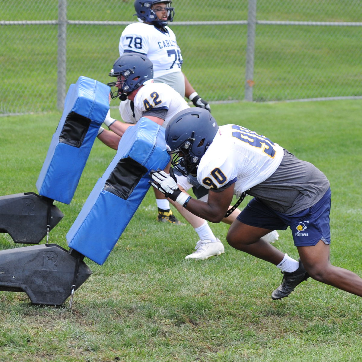 CarletonKnights's tweet photo. Preseason camp is in full swing for @CarletonFB. The Knights host Crown College for the season opener on Sept. 10. https://t.co/yDHh2jUi1R